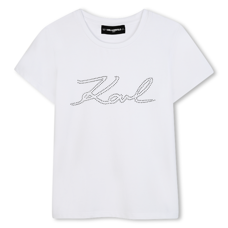 Kurzärmeliges T-Shirt KARL LAGERFELD KIDS 
                        GIRL