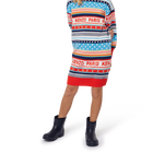Jacquard-Strickkleid KENZO KIDS 
                    GIRL