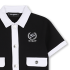 Kurz&auml;rmelige strickjacke KARL LAGERFELD KIDS 
                    GIRL