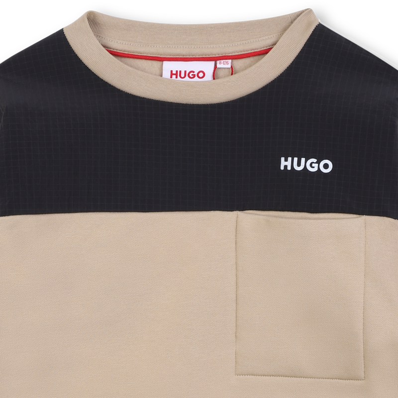 Sweatshirt mit Rundhalsausschnitt HUGO 
                        BOY