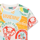 Kurz&auml;rmliges Baumwoll-Shirt KENZO KIDS 
                    BOY
