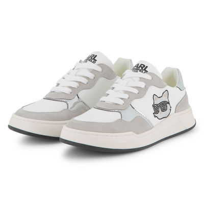 Low-Top-Sneakers mit Schn&uuml;rung KARL LAGERFELD KIDS GIRL