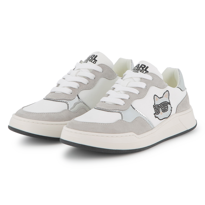 Low-Top-Sneakers mit Schn&uuml;rung KARL LAGERFELD KIDS 
                        GIRL