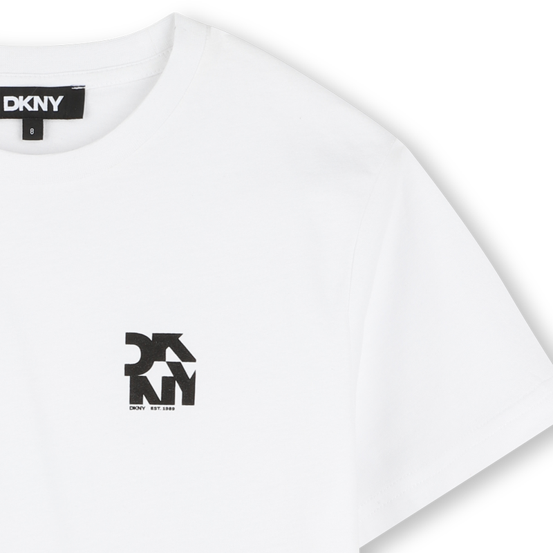 Kurzarm-T-Shirt aus Baumwolle DKNY 
                        UNISEX