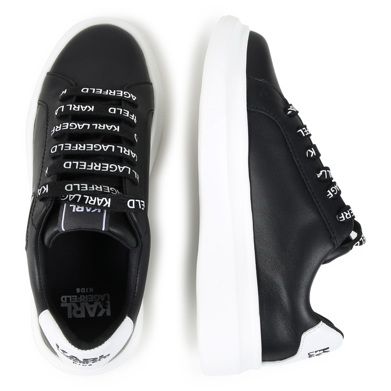 Low-Sneaker aus Leder KARL LAGERFELD KIDS 
                        BOY