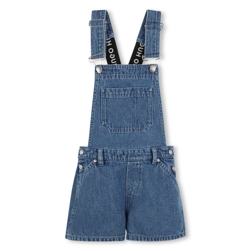 Kurze Jeans-Latzhose HUGO 
                        GIRL