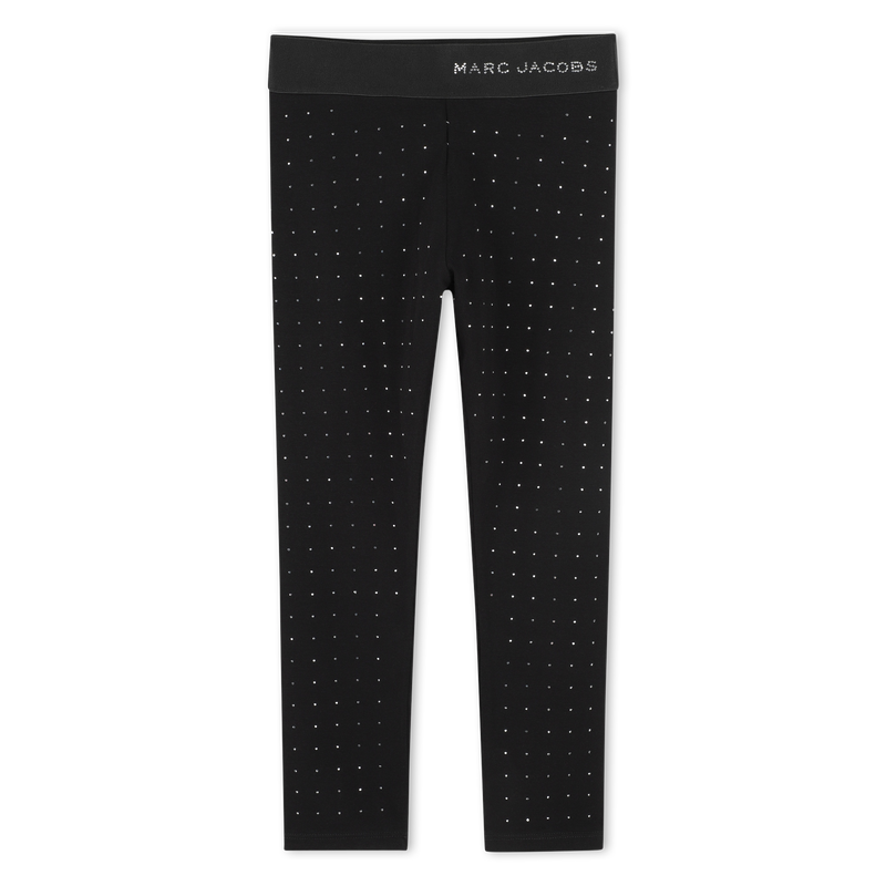 Unifarbene Leggings mit Strass MARC JACOBS 
                        GIRL