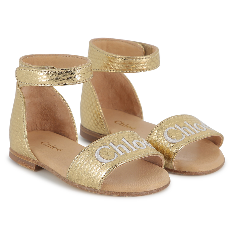 Riemchensandalen aus Leder CHLOE 
                        GIRL