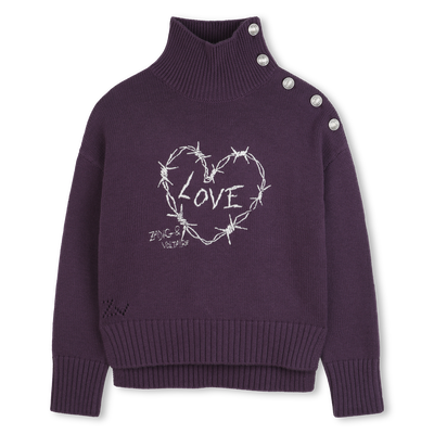 Hochgeschlossener Strickpullover ZADIG & VOLTAIRE GIRL