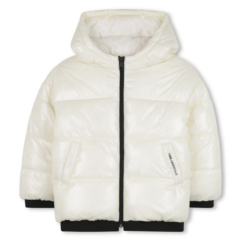 Daunenjacke mit Kapuze KARL LAGERFELD KIDS 
                        GIRL