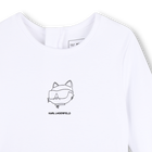Langarmkleid KARL LAGERFELD KIDS 
                    GIRL
