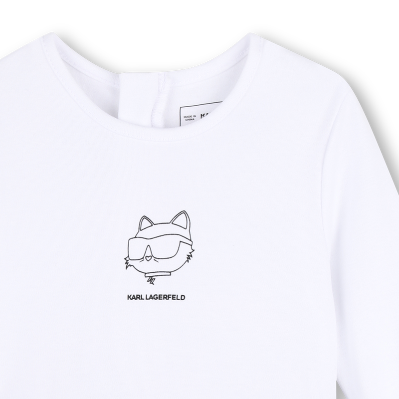 Langarmkleid KARL LAGERFELD KIDS 
                        GIRL