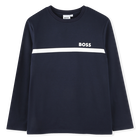 Lang&auml;rmeliges t-shirt BOSS 
                    BOY