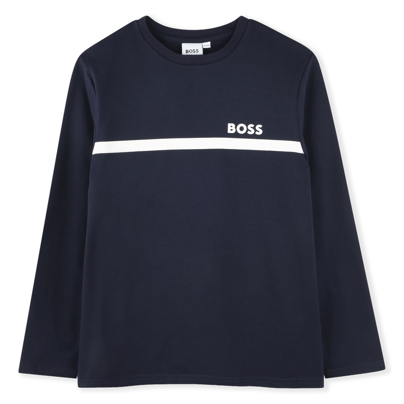 Lang&auml;rmeliges t-shirt BOSS 
                        BOY