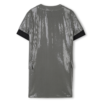 Kurz&auml;rmeliges Kleid KARL LAGERFELD KIDS GIRL