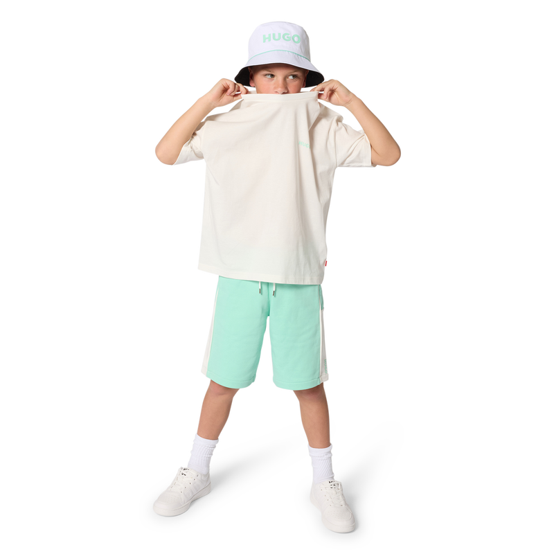 KURZ&Auml;RMELIGES T-SHIRT HUGO 
                        BOY