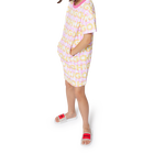Sweatkleid mit Logomuster HUGO 
                    GIRL