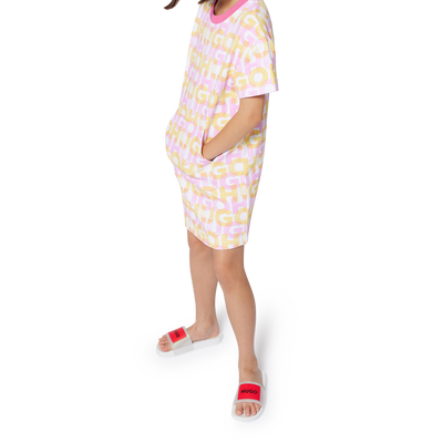 Sweatkleid mit Logomuster HUGO GIRL