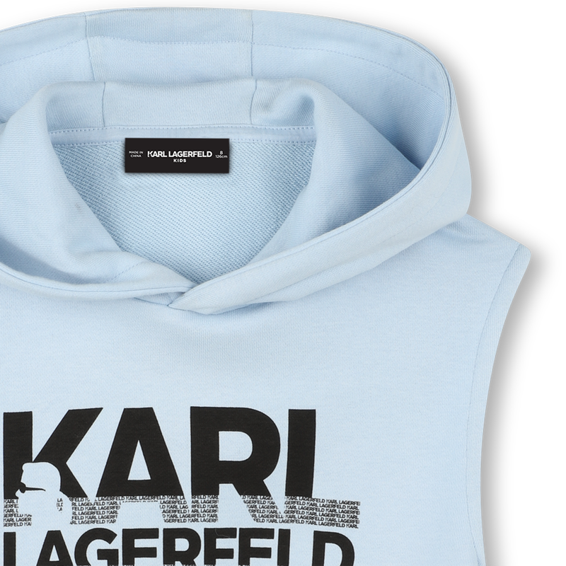 &Auml;rmelloses Kapuzenshirt KARL LAGERFELD KIDS 
                        BOY