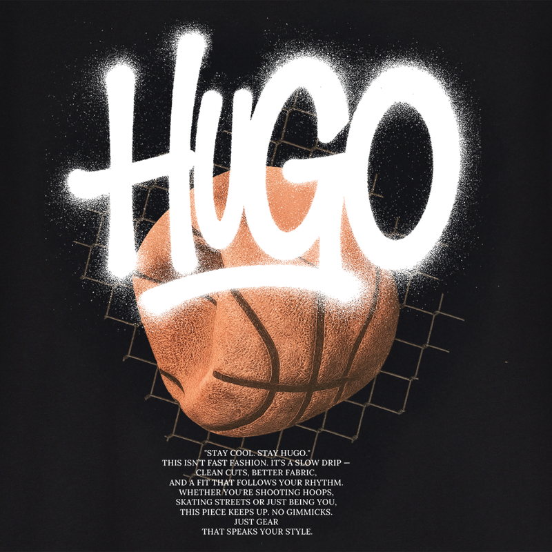 T-Shirt mit kurzen &Auml;rmeln HUGO 
                        BOY