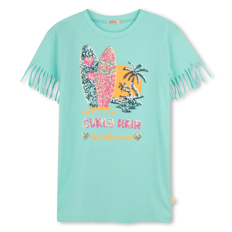 Gerades Kleid mit Fransen BILLIEBLUSH 
                        GIRL