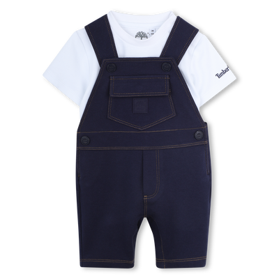 OVERALL UND T-SHIRT-SET TIMBERLAND BOY
