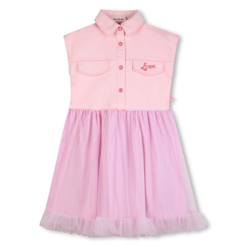 KLEID AUS BI-MATERIAL BILLIEBLUSH 
                        GIRL