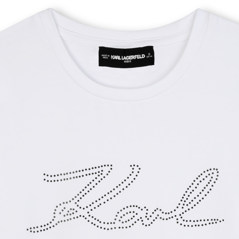Kurzärmeliges T-Shirt KARL LAGERFELD KIDS 
                        GIRL