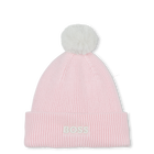 Strickm&uuml;tze mit Bommel BOSS 
                    GIRL
