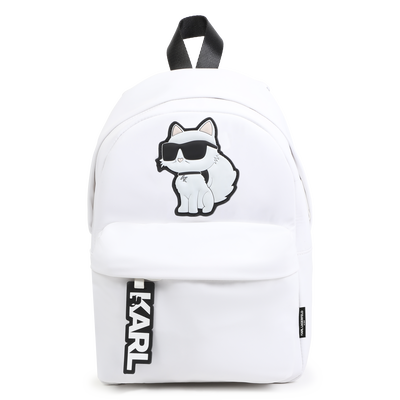Kleiner Rucksack mit Badge KARL LAGERFELD KIDS GIRL