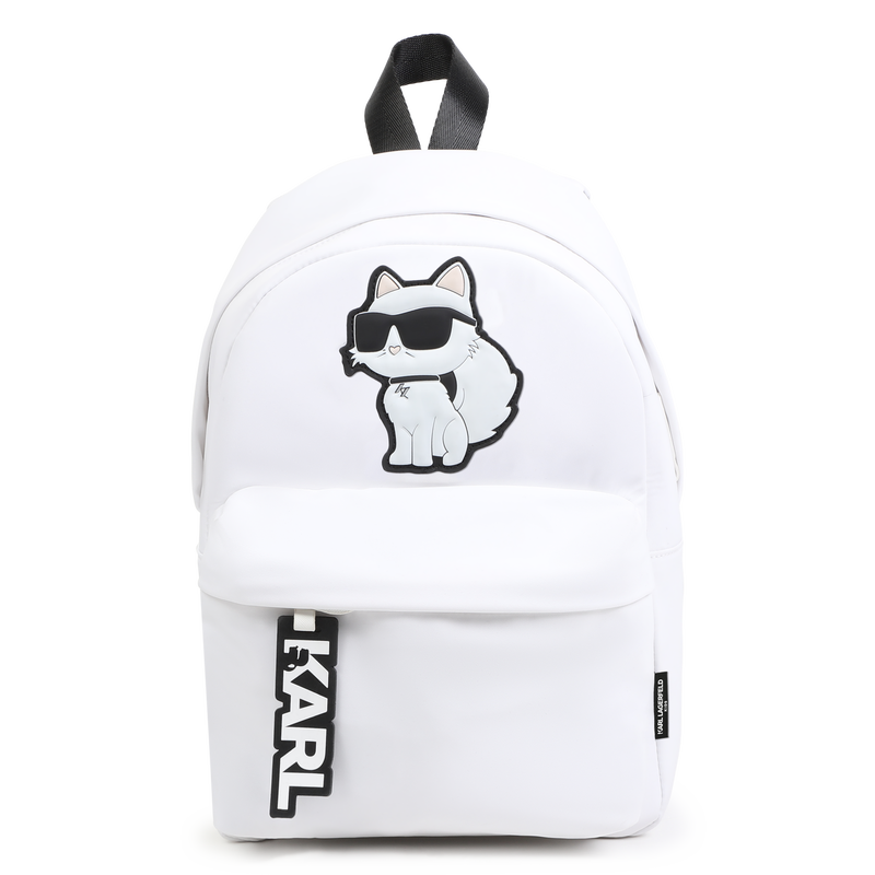 Kleiner Rucksack mit Badge KARL LAGERFELD KIDS 
                        GIRL