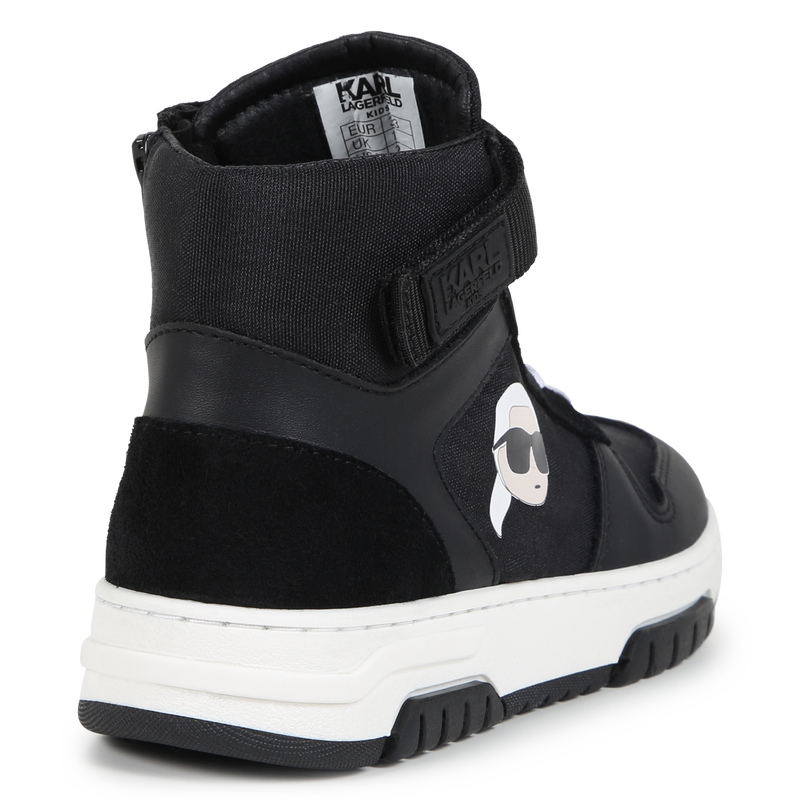 High-Top-Sneaker aus Leder KARL LAGERFELD KIDS 
                        BOY