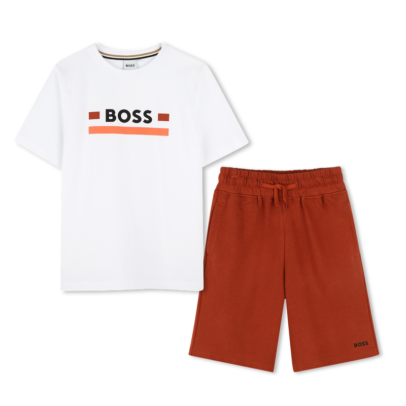 Baumwoll-Shirt und -Shorts BOSS 
                        BOY