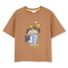 T-Shirt mit kurzen &Auml;rmeln, HELL BEIGE, hi-res