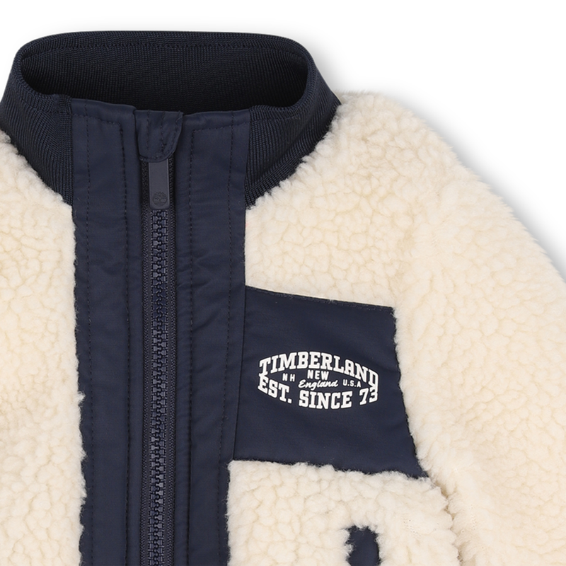 Flauschige Fleece-Cardigan TIMBERLAND 
                        BOY