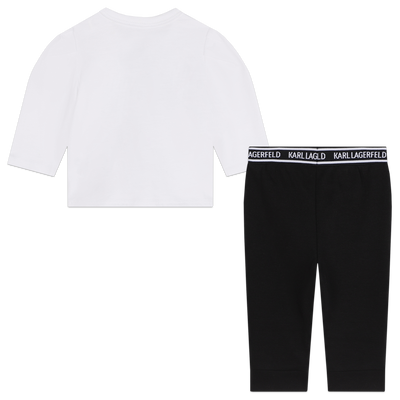 Set mit T-Shirt und Leggings KARL LAGERFELD KIDS GIRL
