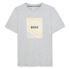 Kurz&auml;rmeliges T-Shirt, MELIERTES GRAU, hi-res