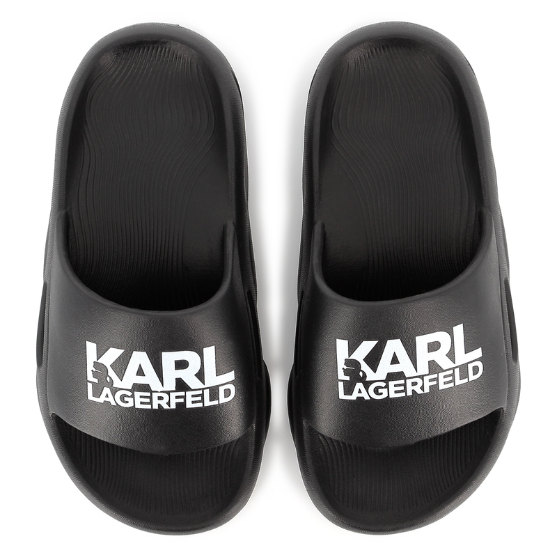Badeschuhe mit Logo KARL LAGERFELD KIDS 
                        BOY