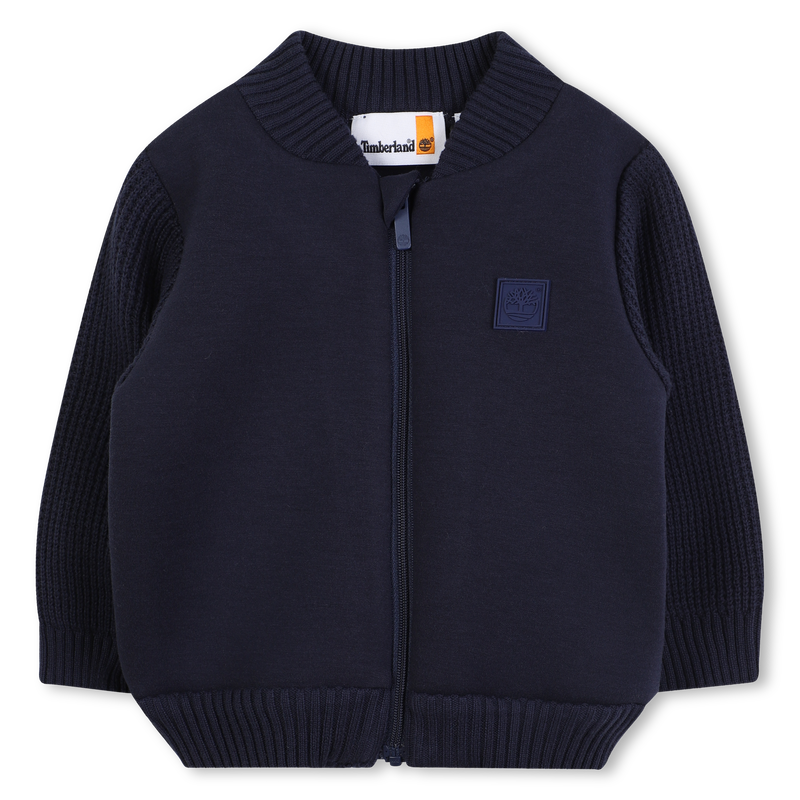 Cardigan mit Reißverschluss und kontrastierenden Ä TIMBERLAND 
                        BOY