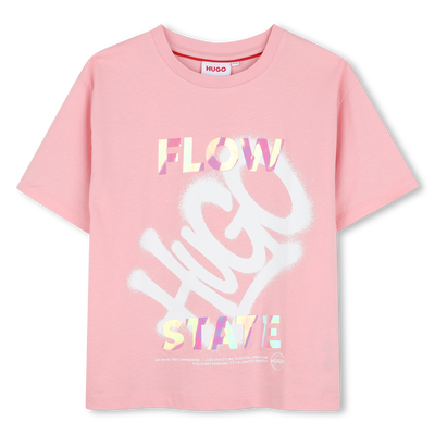 T-Shirt mit kurzen &Auml;rmeln HUGO M&Auml;DCHEN