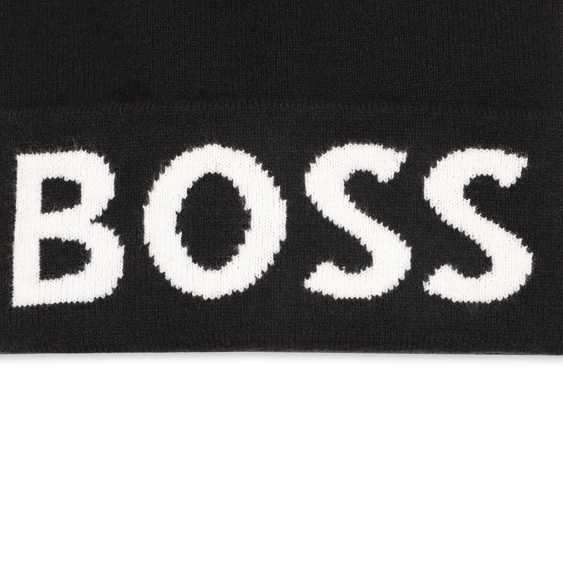 Strickm&uuml;tze mit Revers BOSS 
                        BOY