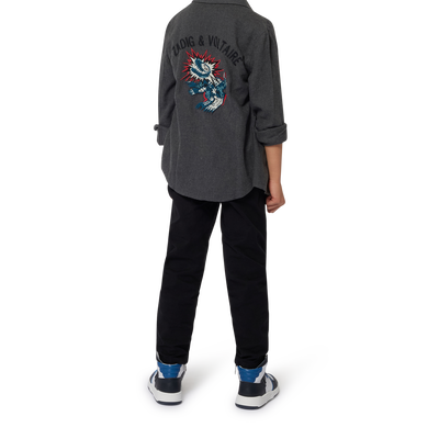 Hemd mit Logo-Stickerei ZADIG & VOLTAIRE BOY