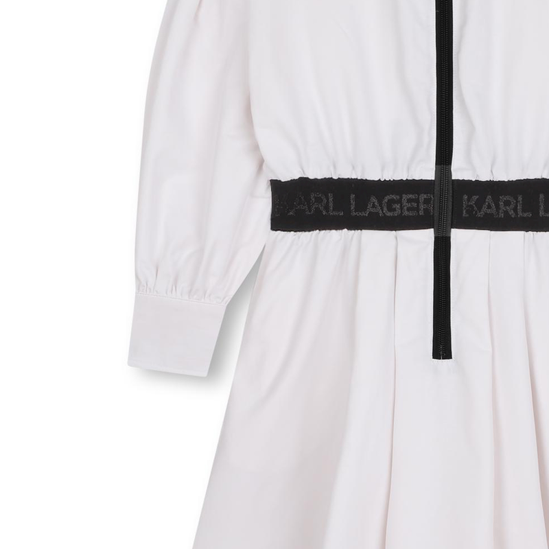 Hemdkleid mit Zipper KARL LAGERFELD KIDS 
                        GIRL