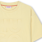Baumwoll-T-Shirt mit Waschung HUGO 
                    BOY