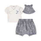 T-shirt, bucket hat und latzhose KENZO KIDS 
                    GIRL