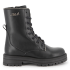 Mittelhoher Schn&uuml;rstiefel aus Rindsleder KARL LAGERFELD KIDS 
                    GIRL