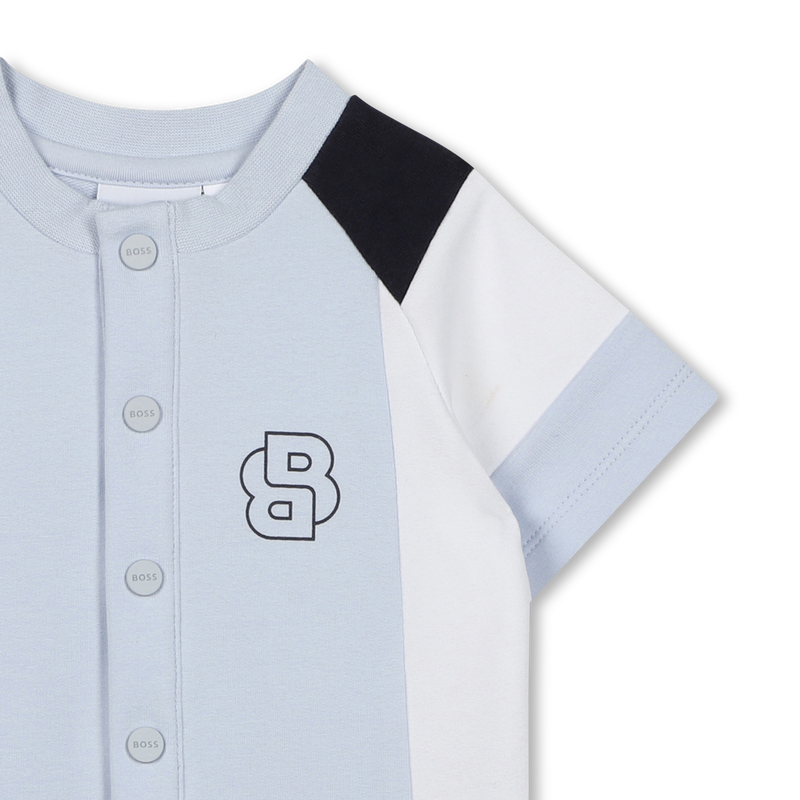 Kurzer, dreifarbiger Overall BOSS 
                        BOY