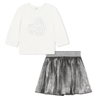 Langarmshirt und Faltenrock MICHAEL KORS 
                    GIRL