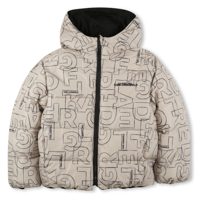 Wende-Daunenjacke mit Kapuze KARL LAGERFELD KIDS BOY
