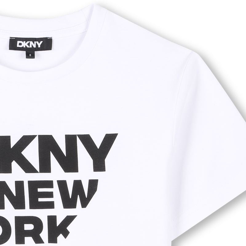 Kurzarm-T-Shirt aus Baumwolle DKNY 
                        UNISEX